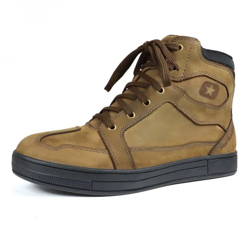 Chaussures mixtes Harisson Branco Marron Semelle Noire