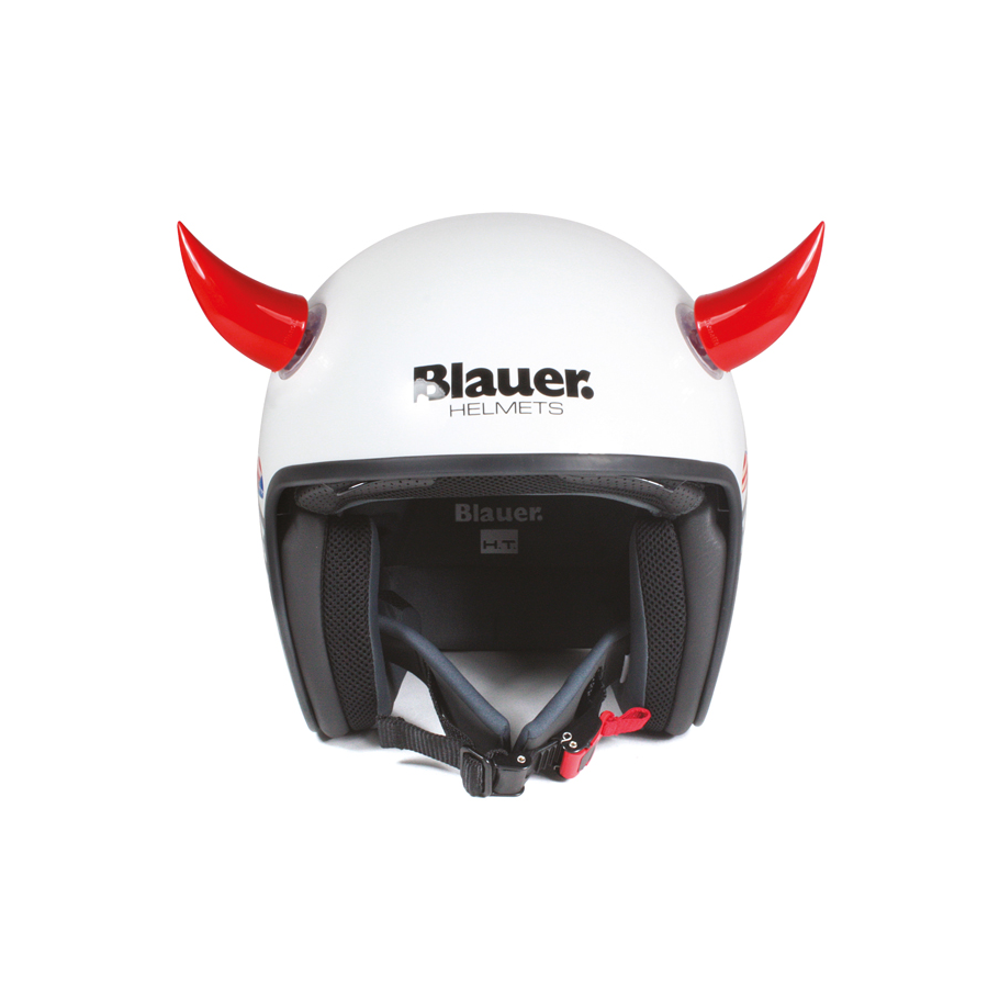 Décoration Casque Cornes Rouges (La Paire)